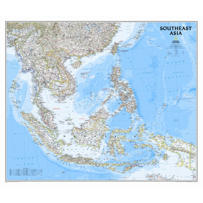 Southeast Asia Classic Wall Map