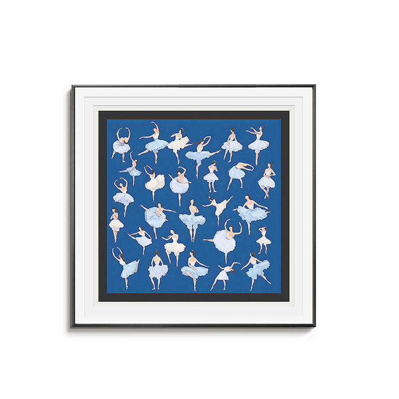 Art mural Mid-Century, H 23,62 po x L 23,62 po x l 1,97 po