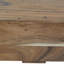 Banc rectangulaire en bois avec base surélevée