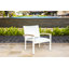 Tribeca Aluminum Teak Sling Stacking Lounge Chair-1768461983