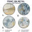 Sprint Time Floral Trees Forest Dream - Art mural rond en métal-75201375