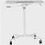 Support pour ordinateur portable blanc réglable en hauteur et inclinable, réglable en hauteur et en inclinaison de la surface du bureau
