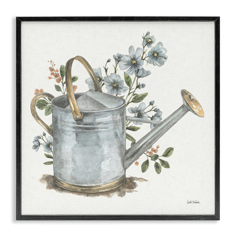 Art de giclée encadrée par Leslie Trimbach, H 12 po x l 12 po, Giclée encadrée noir minuit