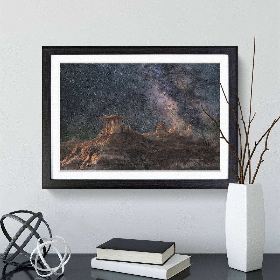 Badlands in South Dakota - Picture Frame Painting