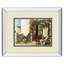 Art mural méditerranéen - 34 po x 40 po - Cadre en miroir
