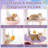 Multi-Level Cat Tower With Sisal Covered Scratching Posts For Small Cats