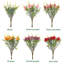 10 pièces de fleurs artificielles, fleurs de cerisier, flocons de neige, décoration intérieure-907514822