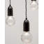 3 - Light Black Bulb Pendant