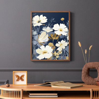 FLORAL Series CCCLXXVI  -Premium Framed Print -Ready to Hang - No Nails Required