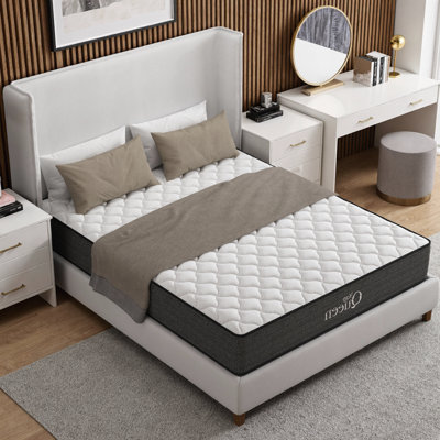 10/12 Inch Cooling Gel Hybrid Mattress - Orthopedic Support, Adjustable Base Compatible, Low Motion Transfer, Water Resistant, CertiPUR-US Certified for Twin/Twin XL/Full/Queen/King