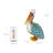 Exhart Sea Shell Pelican, 10 Inch
