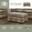 Union Rustic Model Rectangular Upholstered Ottoman in Superflauge Camo Fabric