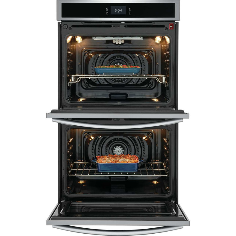 Frigidaire Gallery 30" 10.6 cu. ft Convection Electric Double Wall Oven, Stainless Steel, Stainless Steel