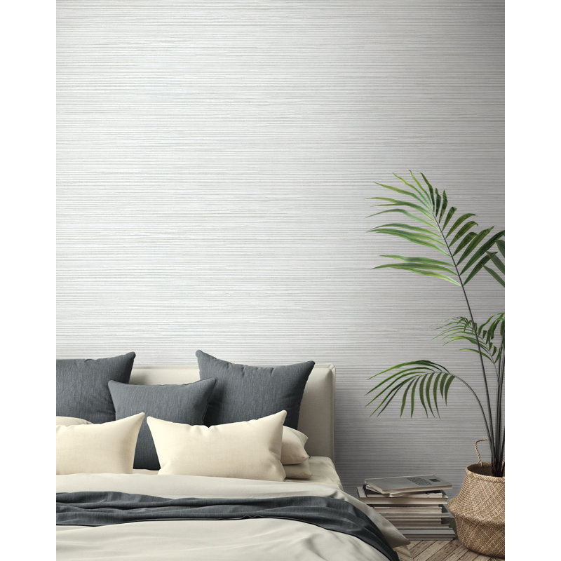 Papier peint non tissé Orren Ellis Designs, Bleu Yale