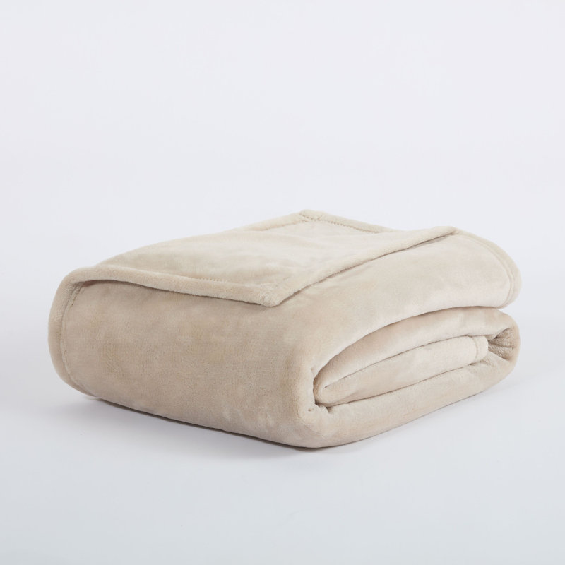 Blanket, Taupe, 60"W x 80"L