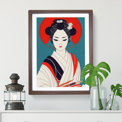 Alluring Geisha - Wall Art