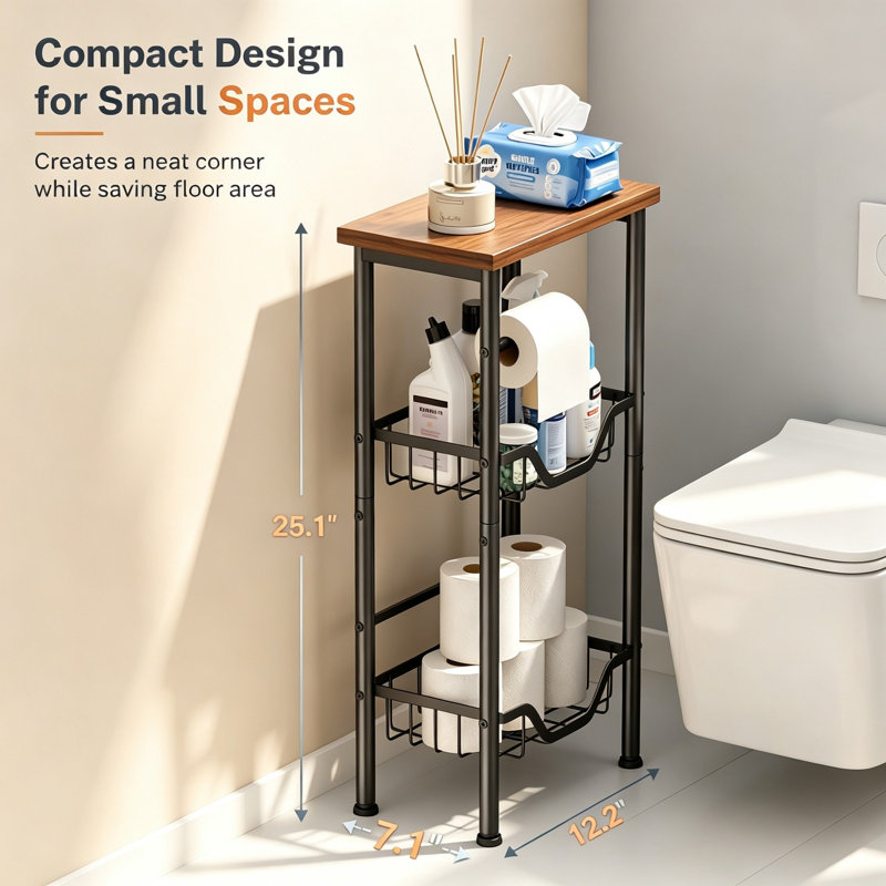 Free Standing Toilet Paper Holder