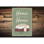 Enseigne en aluminium «Home Away From Home»-58278753