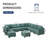Mizuho Upholstered L-Shaped Sectional-713468159