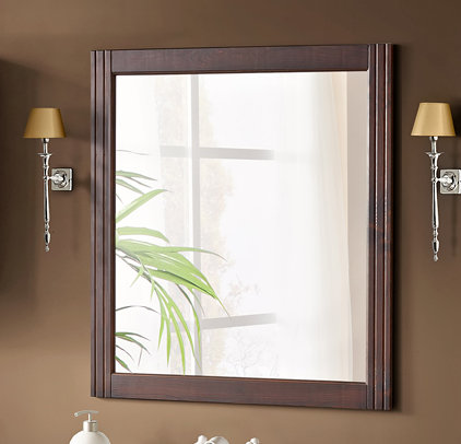 Boutwell Wood Flat Wall Mirror, 80 H x 74 W x 2 D