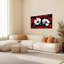 «Red and White Poppy», ensemble de 1 reproduction d'art sur toile tendue sur toile-1656662381