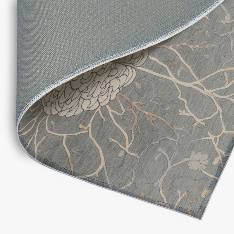 Tapis intérieur et extérieur gris Nature, Rectangulaire 2 pi x 3 pi