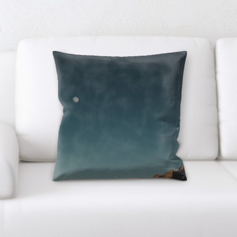 Microsuede Reversible Throw Pillow