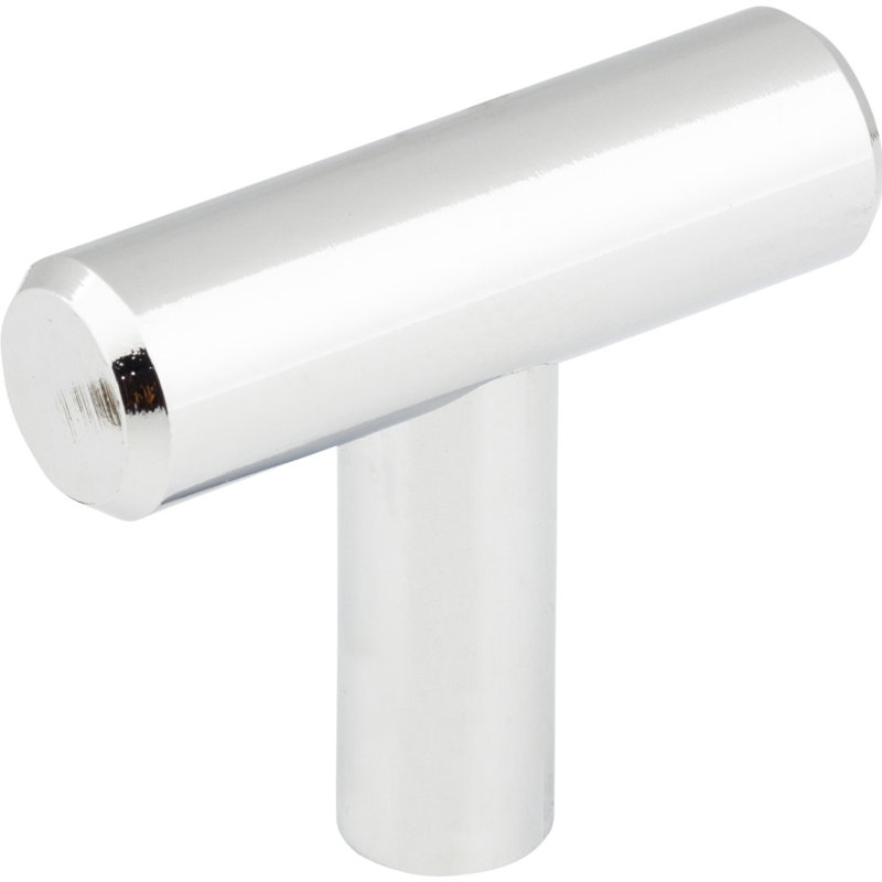 Naples 1 9/16" Length Bar Knob, Polished Chrome