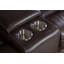 Canapé modulaire inclinable en faux cuir Boyland