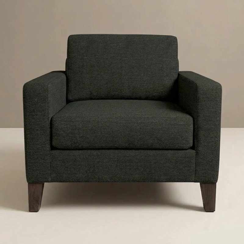 Henry Upholstered Accent Chair, Antic Pepper