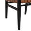Ensemble de chaises d'appoint de salle à manger 2 pièces Modern Industrial avec garniture cloutée, similicuir brun, structure en bois d'hévéa massif