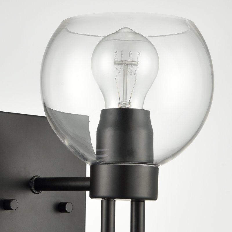 Damitra Armed Sconce, Black