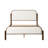 Ardin Solid Wood Bed With Boucle Upholstery-372184696-372184697
