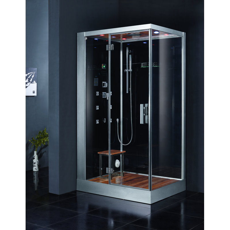 47 W 89 H Framed Rectangle Right Shower Enclosure