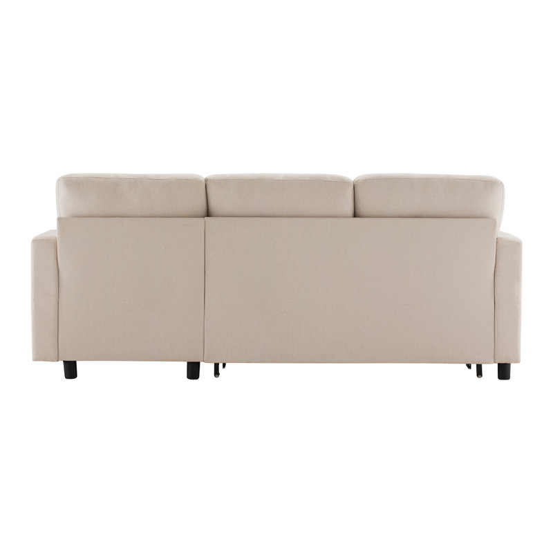 Blerim 3 Seater Sofa Bed, Beige