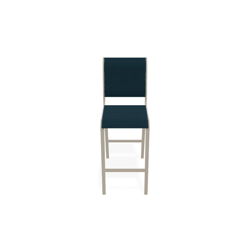 Tabouret de bar 29,5 po Holna, Désert texturé, Sunbrella® bleu sarcelle