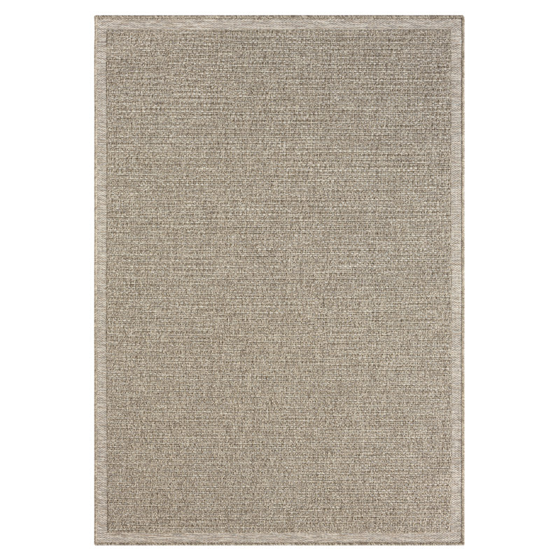 Tapis intérieur / extérieur brun clair / naturel imitation jute Guillot, Rectangle 2 pi x 3 pi