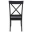 Chaise d'appoint à dossier en X Cierra-1016120000