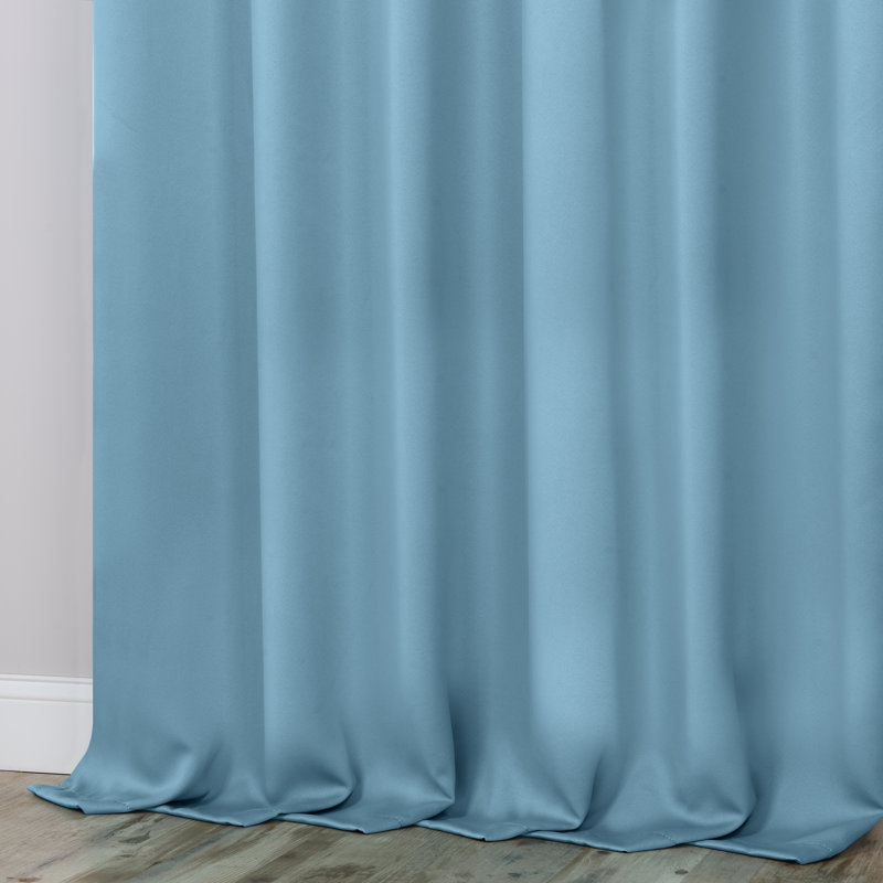 Paire de rideaux obscurcissant avec œillets Millendon, Bleu pâle, Œillets l 70 po x L 120 po