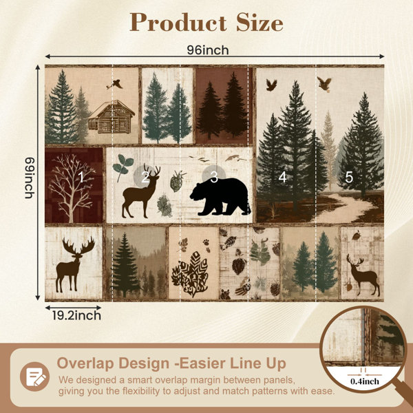 Red Barrel Studio Peel and Stick Wallpaper 144" W x 100" H Modern Self ...