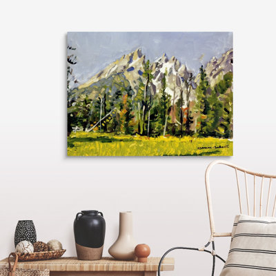 Norman Rockwell " The Grand Tetons " by Norman Rockwell Painting Print