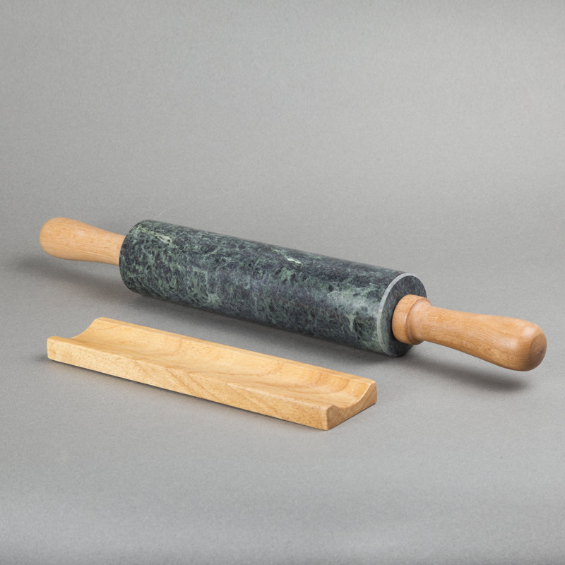 Goupille roulante de luxe en marbre vert creative home