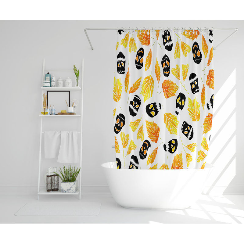 Dunwoody Polyester Shower Curtain, 168cm H x 168cm W