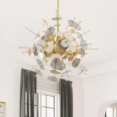 Lustre sphérique spoutnik 6 lumières Nichalaus