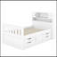 Lit plateforme polyvalent avec beaucoup de rangement et un design élégant, pour n'importe quelle chambre à coucher.-1560565958