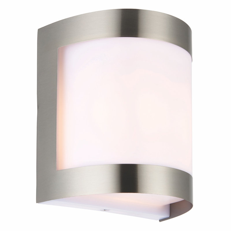 Eisenman Silver 16cm H Outdoor Bulkhead Light