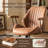 Viola Ergonomic Suede Task Chair with Padded Arms-752429790