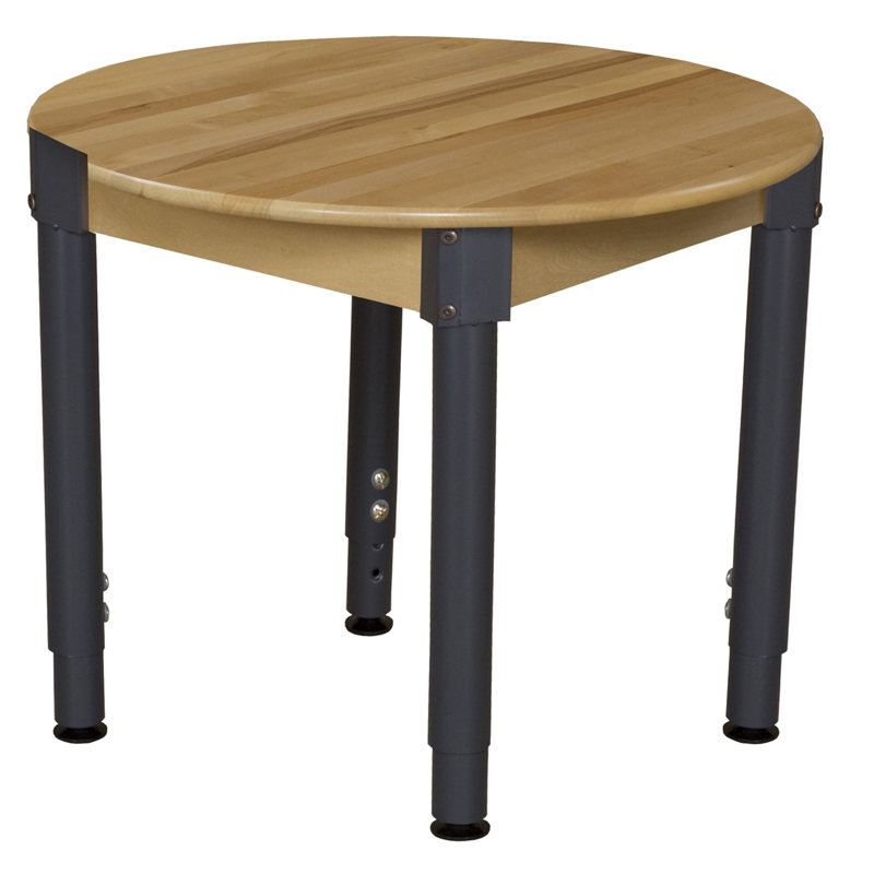 Table d'activité ronde à hauteur ajustable, 30 po