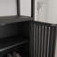 Armoire de rangement en bambou noire de grande capacité pour salle de bain-125535472