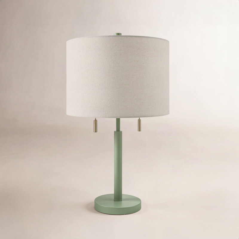 Kenley Table Lamp with Pull Chain, Green